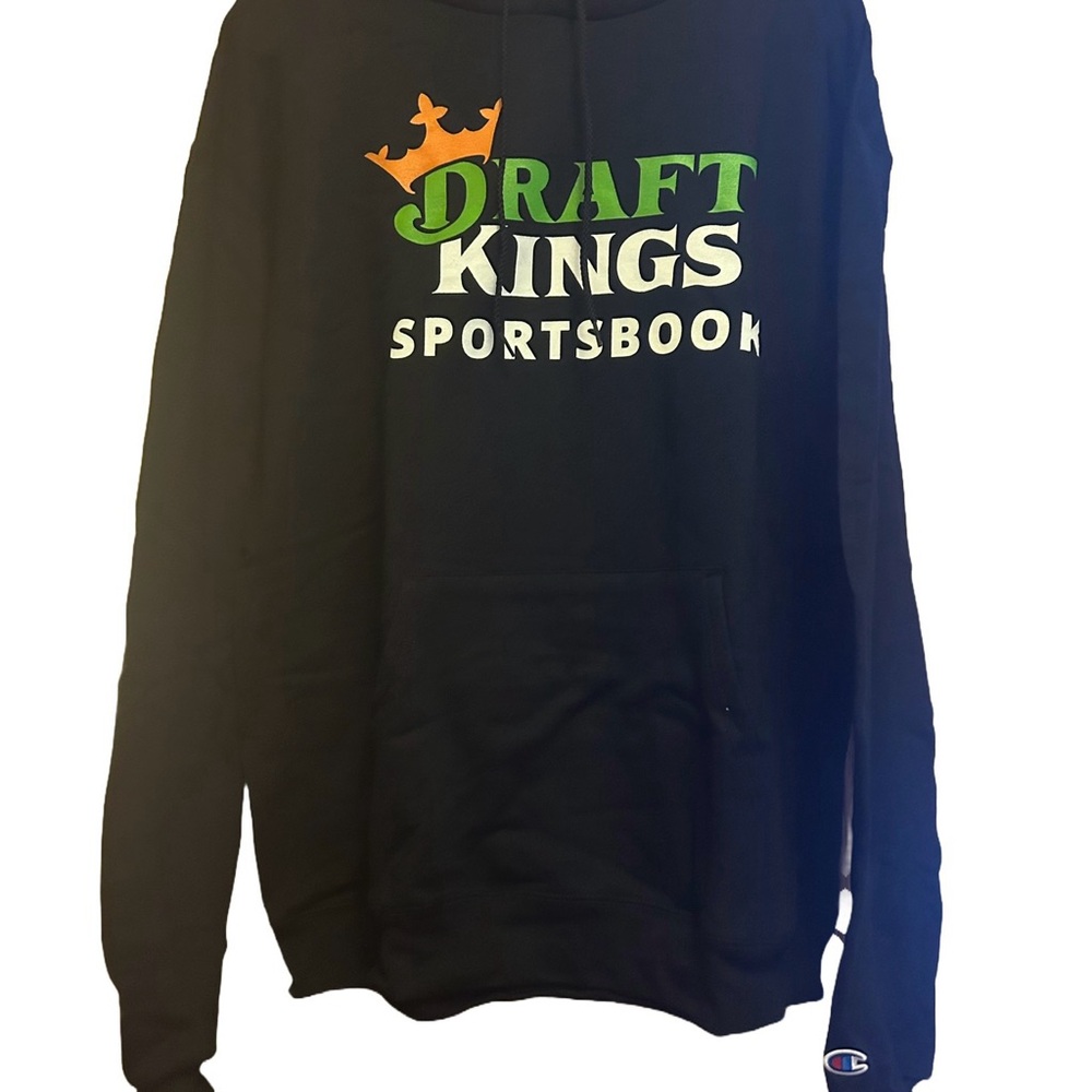 DraftKings x Champion Black Hooded Sweatshirt